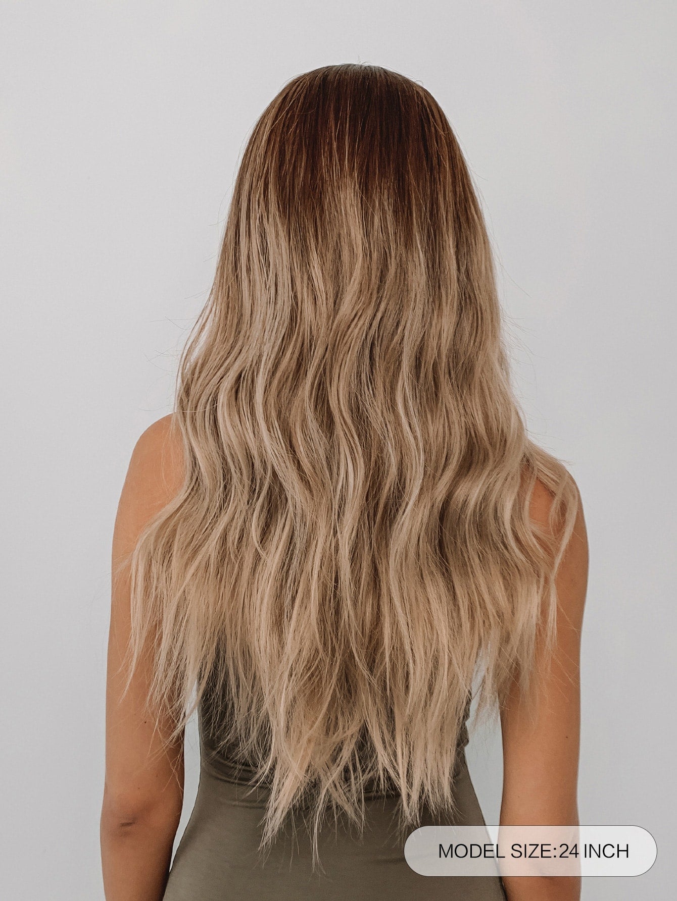 Peruka damska blond ombre