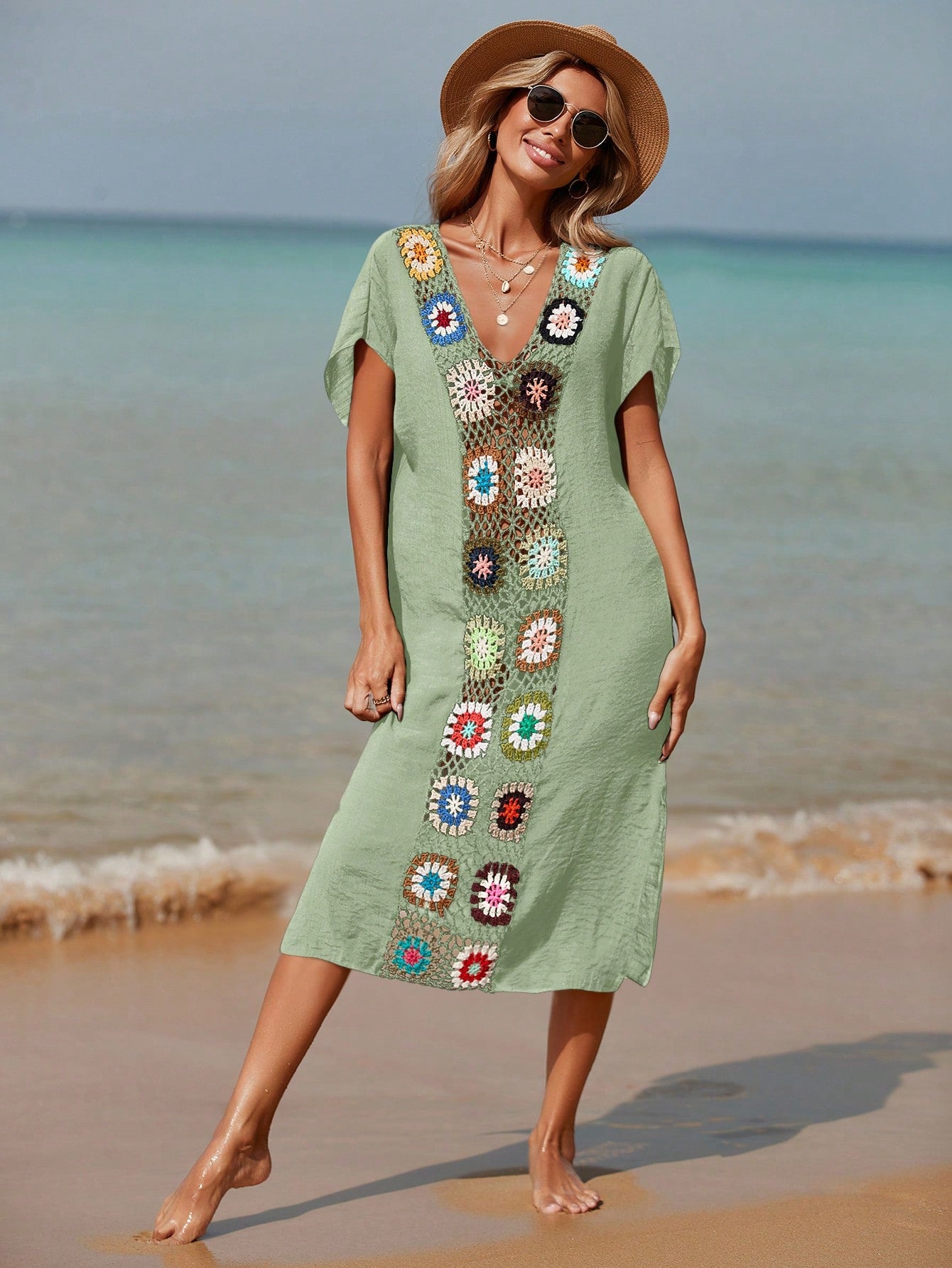 Sukienka plażowa pareo boho
